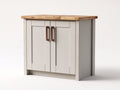 Buffet-MDF-Bois-102x42x84 cm-Beige-Bois-Style rustique moderne