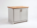 Buffet-MDF-Bois-103x44x85 cm-Gris-Bois-Style classique moderne