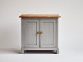 Buffet-MDF-Bois-92x40x83 cm-Gris-Bois-Style rustique moderne